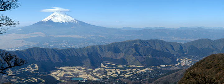 箱根神山からのパノラマ
