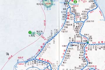 羽幌線　路線図