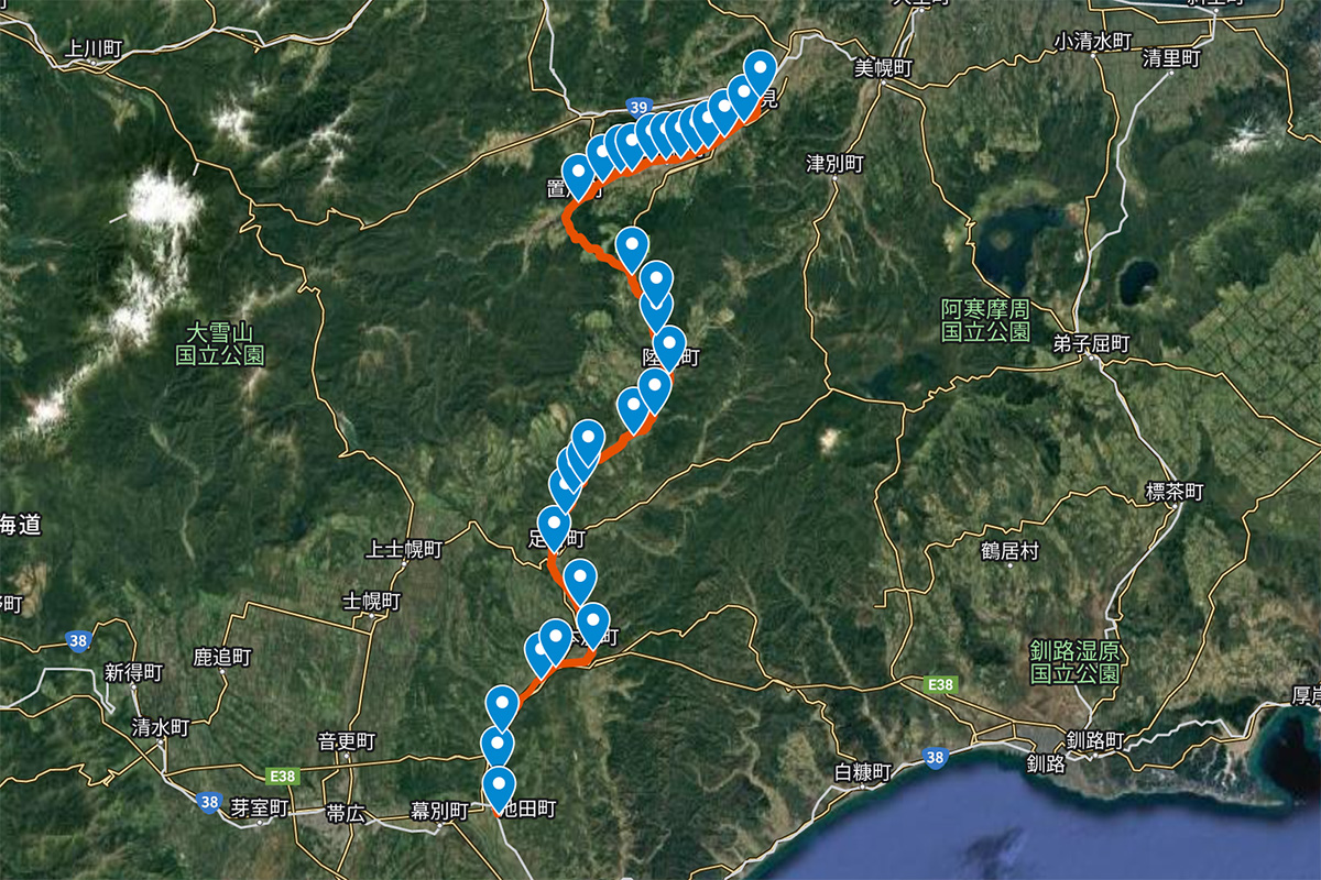 Google マップで見る旧国鉄池北線